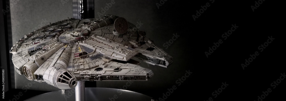 Obraz premium Bangkok Thailand. April 30 2018. Star Wars figure. portrait images. toy figures characters model standing.