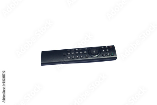 digital tv remote isolated on white background