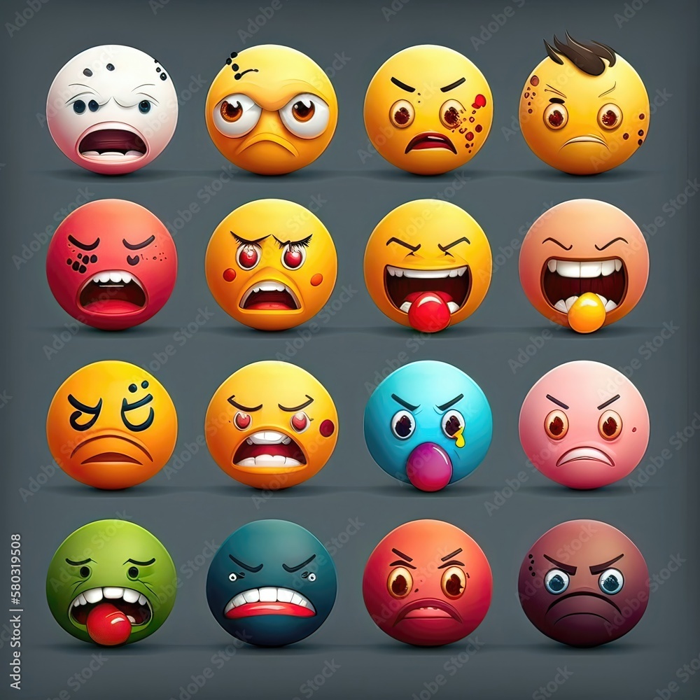 A cute and charming set of animated emoji stickers, featuring adorable characters and delightful animations, ideal for expressing emotions and adding personality to social media posts. AI A cute and charming set of animated emoji stickers, featuring adorable characters and delightful animations, ideal for expressing emotions and adding personality to social media posts. AI