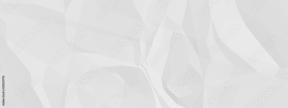 Obraz premium Abstract background of crumpled white paper. White paper sheet texture background. Can use text banners products or business cards your.