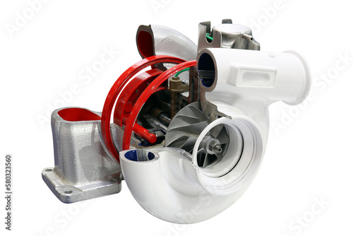 Quadro su tela car turbo charger transparent