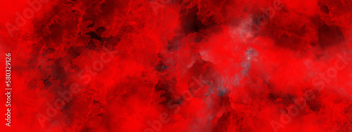 Abstract dark red and black watercolor background. Red watercolor texture. Red grunge hand drawn painting. Red vintage paper with space for text or image. 