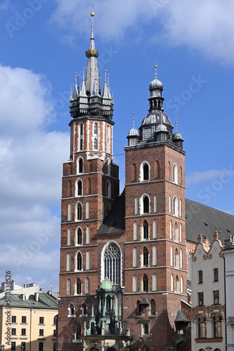 Kraków, Kościół Mariacki, wieża, hejnalica, katedra, symbol, Małopolska, Polska