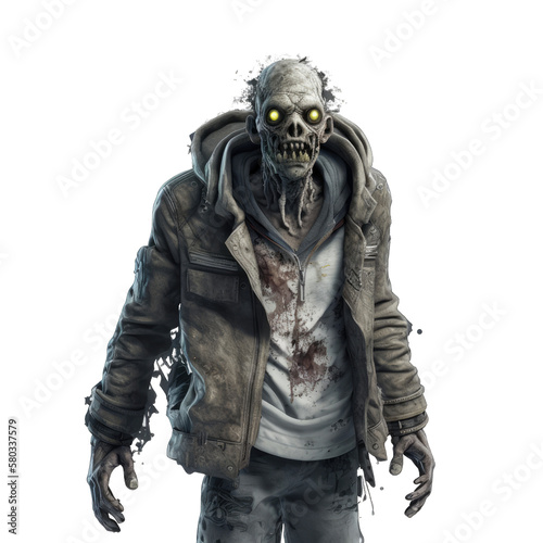 3D Zombie created with generative AI