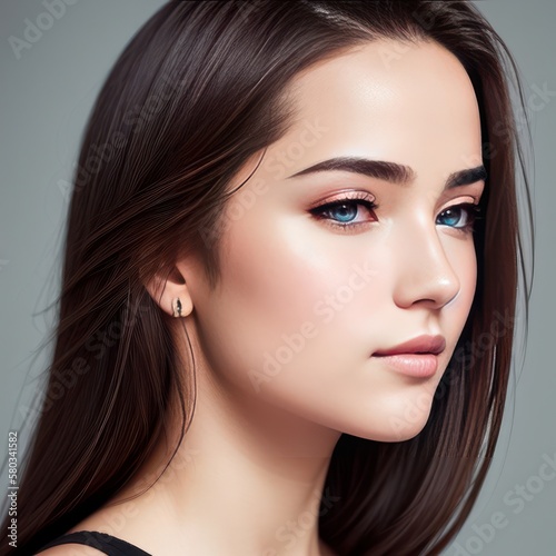 Headshot Portrait of a young girl