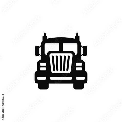 Truck icon isolated on white background