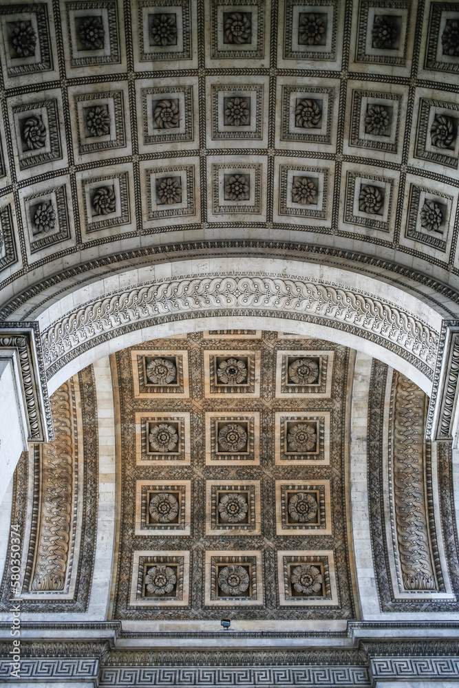Monument art ceiling from history
