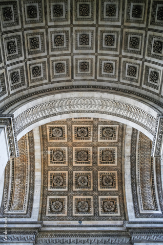 Monument art ceiling from history