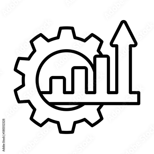Business Development Icon Logo Design Vector Template Illustration Sign And Symbol Pixels Perfect