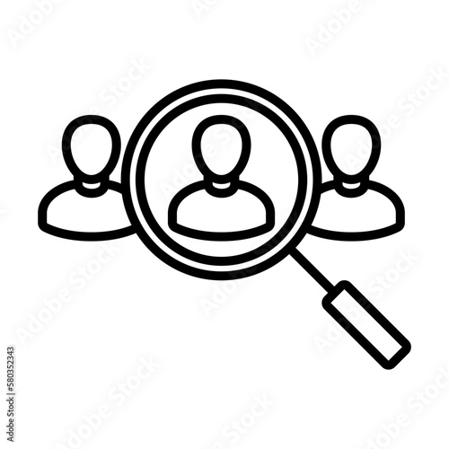 Human Resource Icon Logo Design Vector Template Illustration Sign And Symbol Pixels Perfect