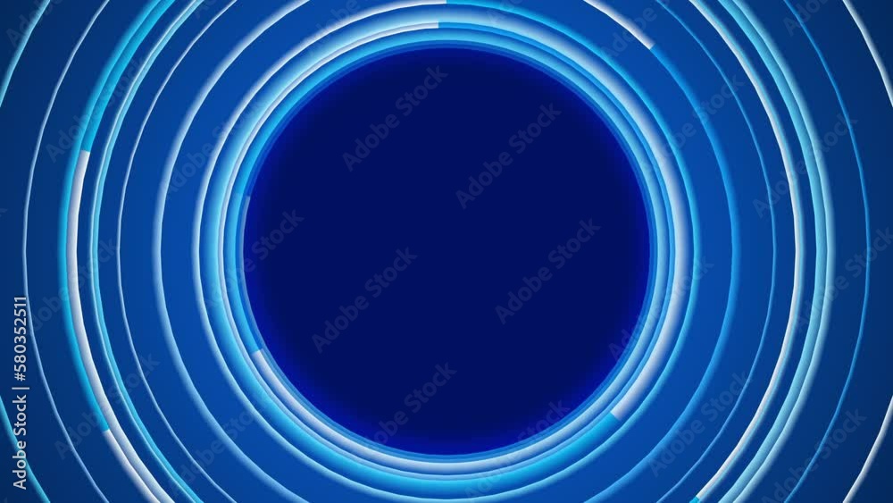 Blue tech circles abstract background. Seamless loop Blue tech circles abstract background. Seamless loop