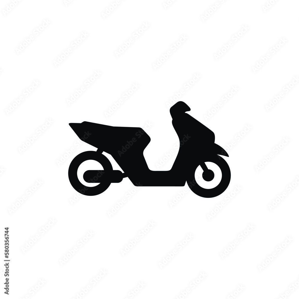 Fototapeta premium Motorbike icon isolated on white background