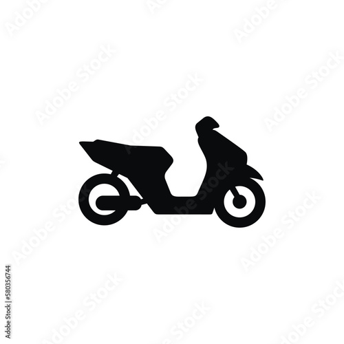 Motorbike icon isolated on white background