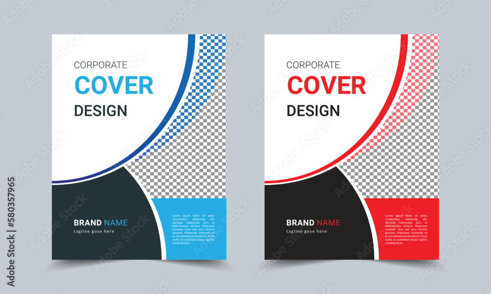 Corporate Brochure, flyer, Annual reports, Leaflet, poster, magazines, book Cover Design Template