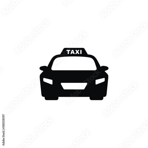 Taxi icon isolated on white background