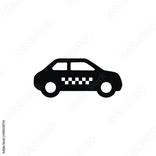 Taxi icon isolated on white background