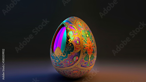 Easter Concept with Designer Egg.