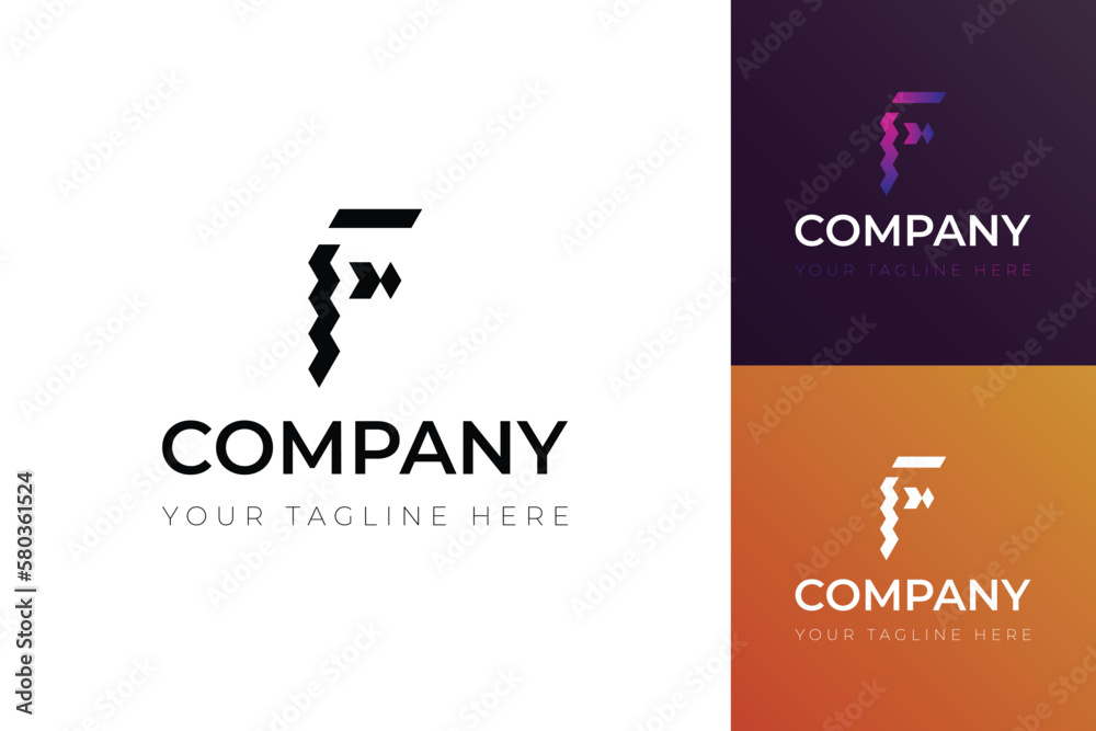 F letter logo for business in different concept, company startup or corporation identity, logo vector for Company. F letter logo for business in different concept, company startup or corporation identity, logo vector for Company.