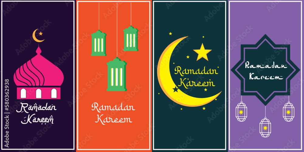 Ramadan Kareem ,vector illustration, for greeting card or banner design , arabic islamic icon,suitable  for background or wallpaper 