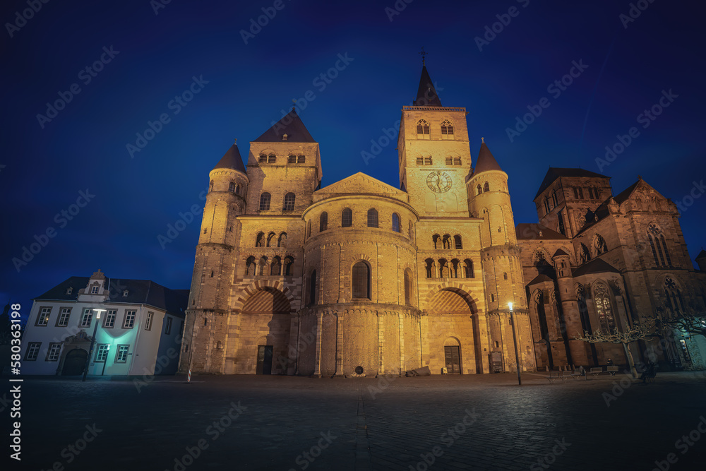 Trier Cathedral at night- Trier, Germany