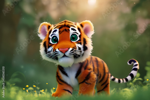 Tiger cub © Ferre