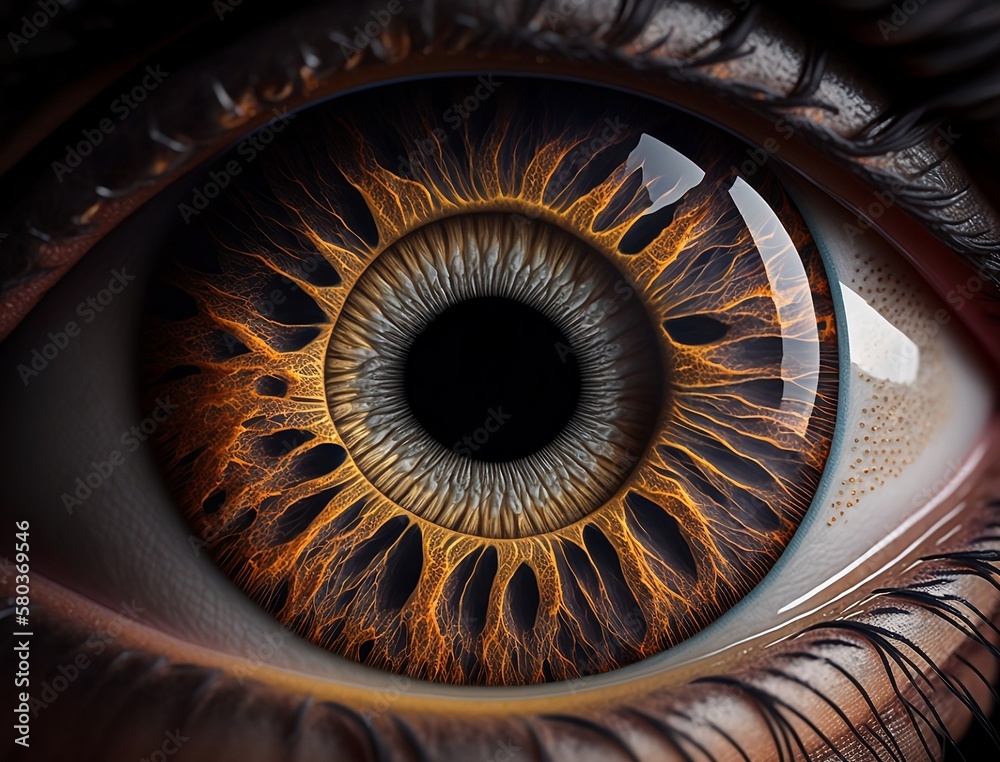 Close-Up of Human Eye with Stunning Details