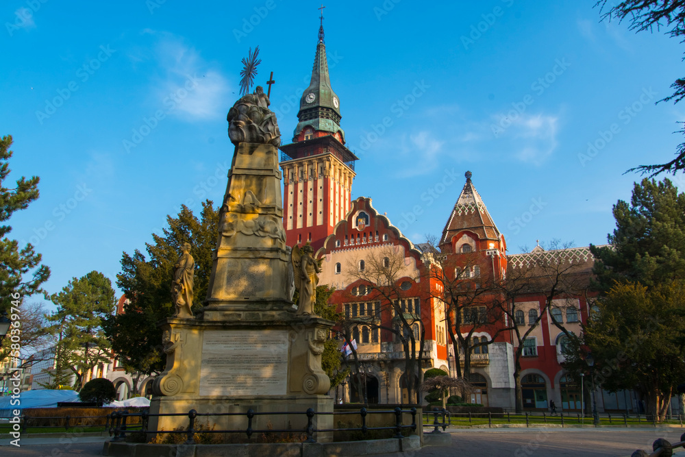 Town hall of Subotica in North Serbia