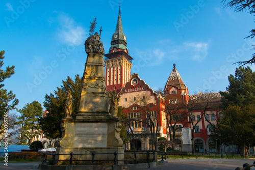 Town hall of Subotica in North Serbia