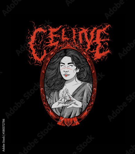 Celine in wave