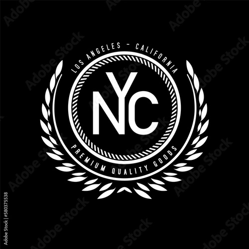 Vintage badges new york thsirt design