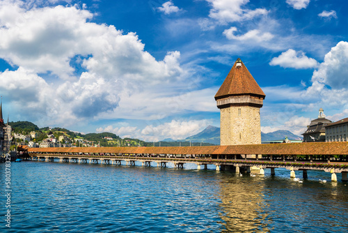 Chapel bridge in Lucerne