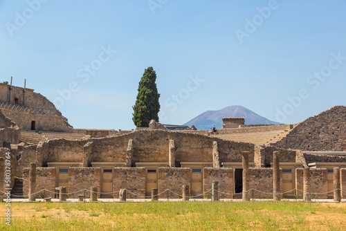 Pompeii city in Italy