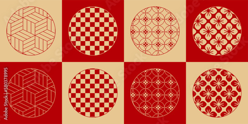 和柄パターンセット。お得なパターンスウォッチ付き！