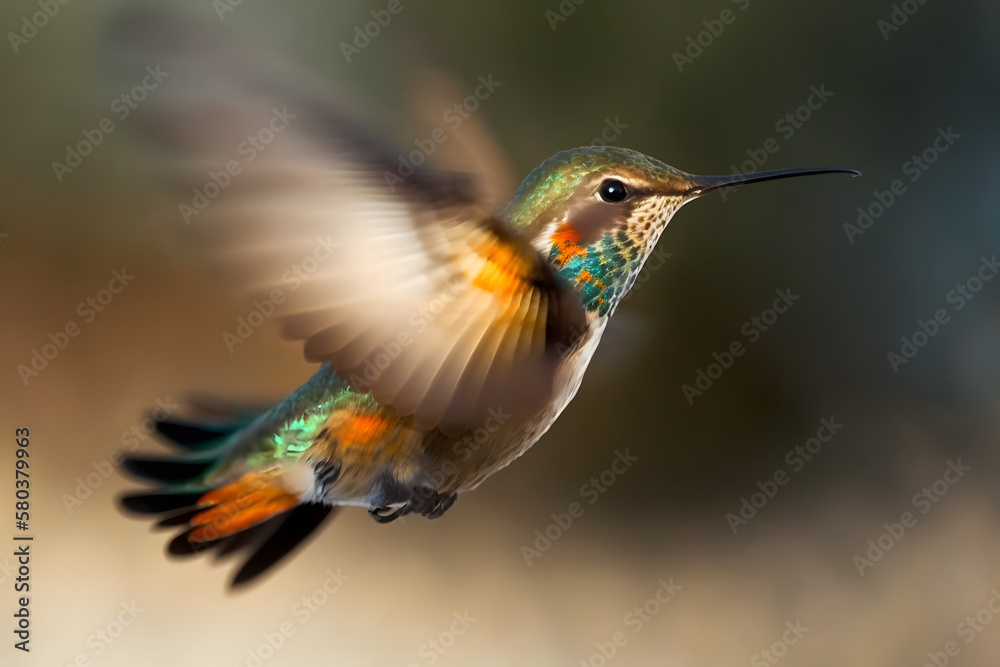 Obraz premium hummingbird in flight