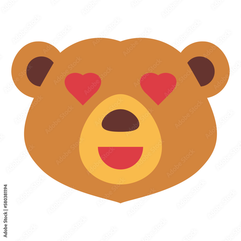 bear flat icon style bear flat icon style