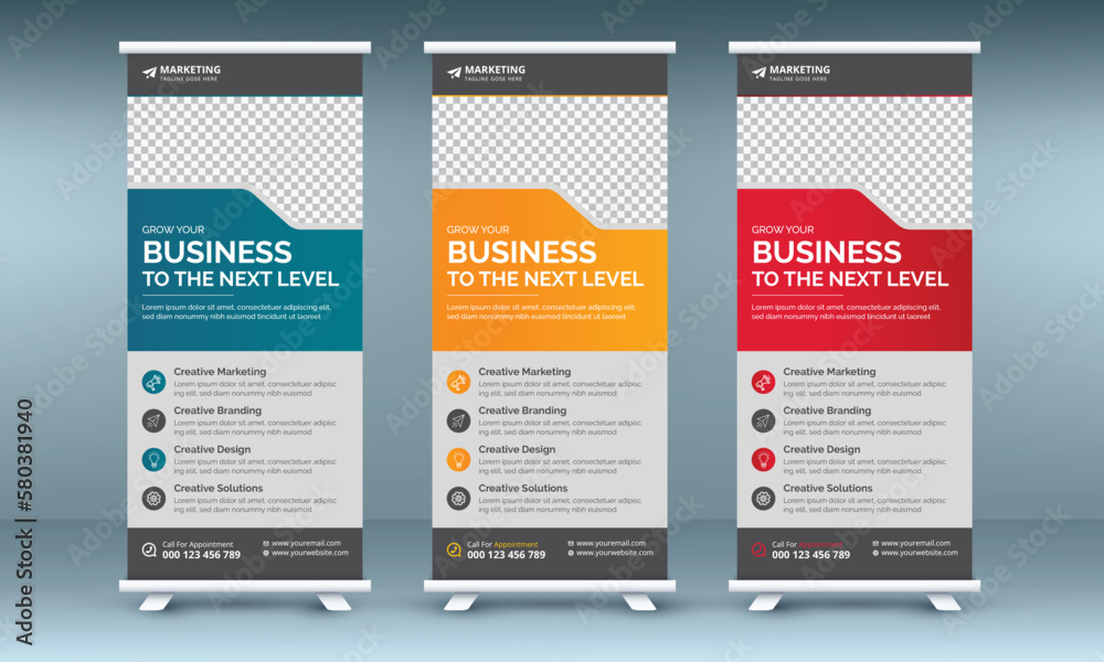 Business roll up banner. corporate roll up background for presentation. modern exhibition advertising vector eps10. Trend design geometric. Business roll up banner. corporate roll up background for presentation. modern exhibition advertising vector eps10. Trend design geometric.