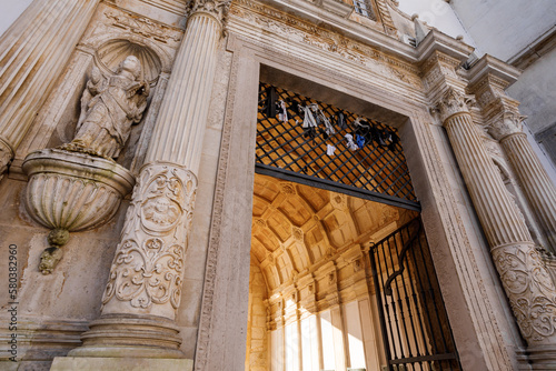 Coimbra University Gate in Coimbra, Portugal