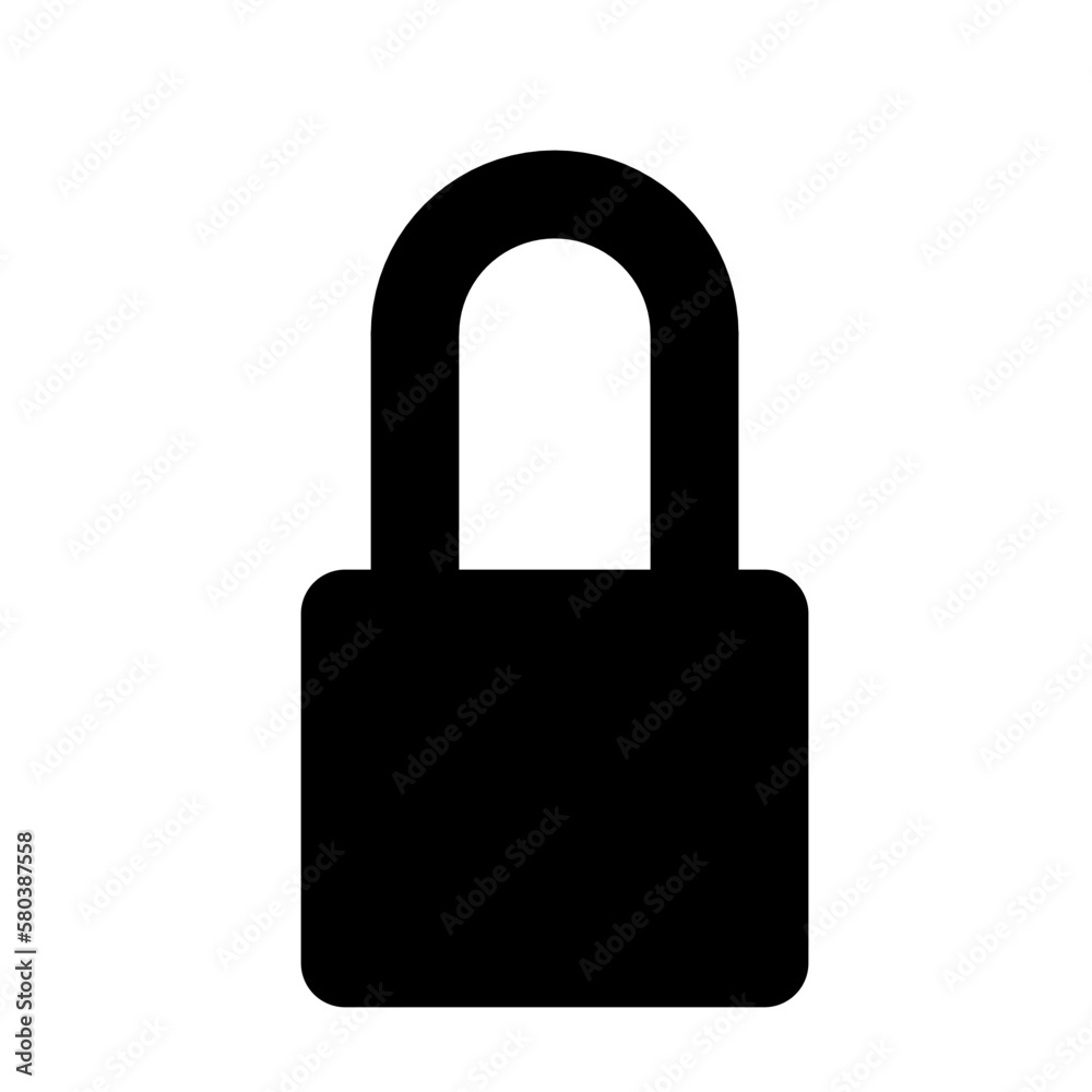 padlock isolated on white background padlock isolated on white background