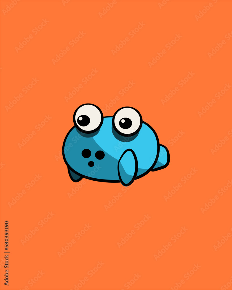 Vector monster wall arts. 