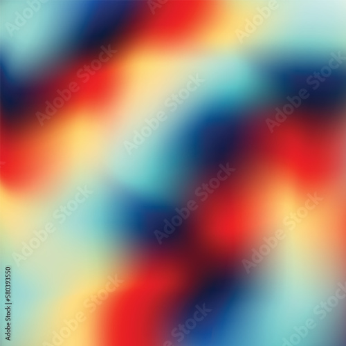 abstract colorful background. navy red yellow teal rainbow kids happy color gradiant illustration. navy red yellow teal color gradiant background.4K navy red yellow gradient background with noise