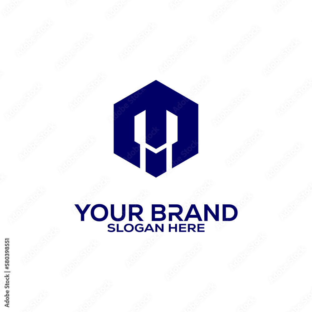 Obraz premium m logo flat