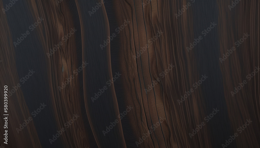 Obraz premium dark wood panel texture pattern wallpaper background Generative AI, Generativ, KI