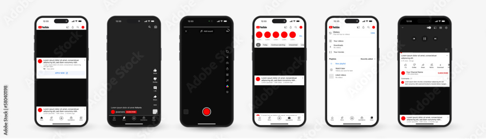 Youtube Mockup Social Media Template Frame Youtube Video Player Smartphone Mock Up Frame Youtube Mockup Social Media Template Frame Youtube Video Player Smartphone Mock Up Frame