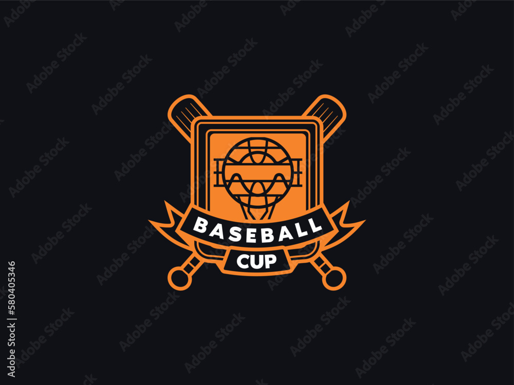 Obraz premium sport, badge, baseball, emblem, game, team, design, symbol, championship, competition, play, ball, illustration, icon, logo, league, element, champion, sign, American, bat, label, tournament, equipmen