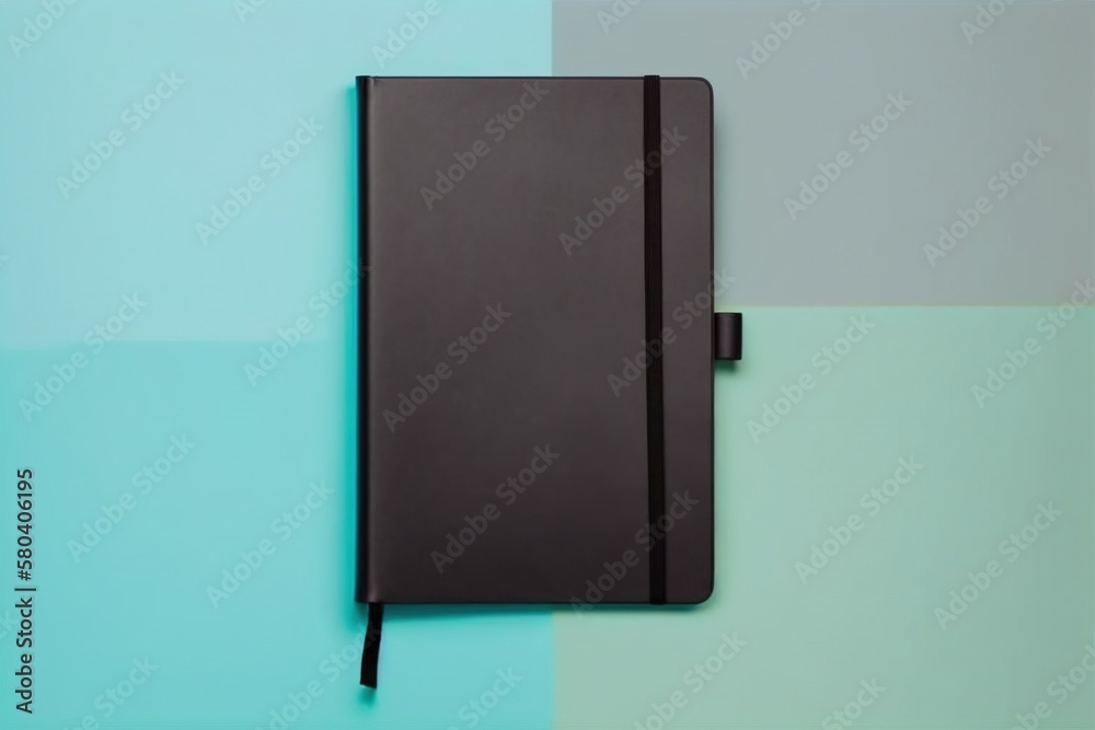 black leather cover journal