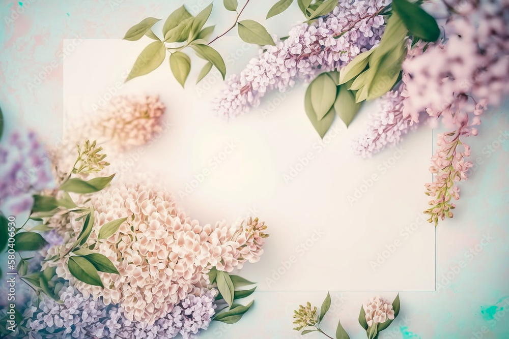 Floral banner, natural spring flower mix isolated on soft pastel background banner with empty space for copy text. Header, wallpaper or greeting card. Floral banner, natural spring flower mix isolated on soft pastel background banner with empty space for copy text. Header, wallpaper or greeting card.