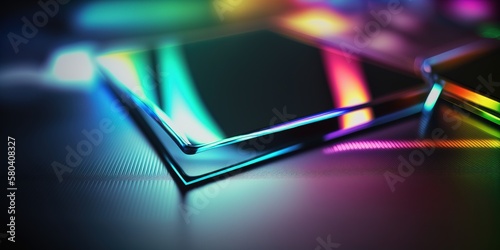 Colorful modern background, generative ai