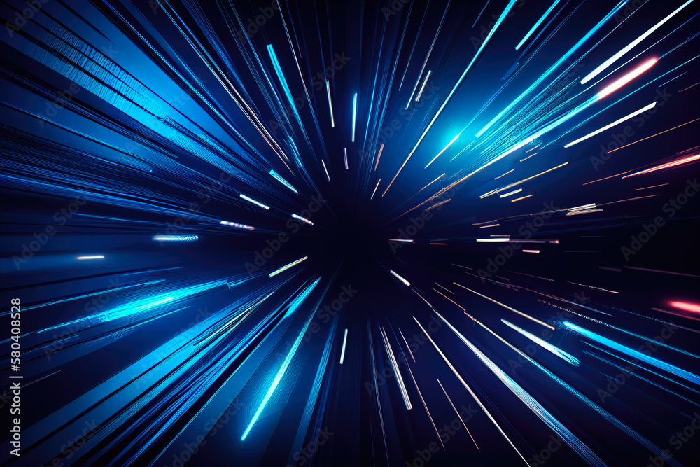 Fototapeta premium abstract futuristic technology sci-fi background, ai generation