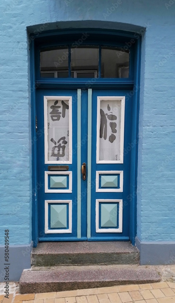 Fototapeta premium Blue door