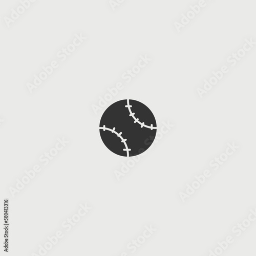 baseball vector icon illustration
